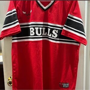 Chicago Bulls Red and Black Jersey